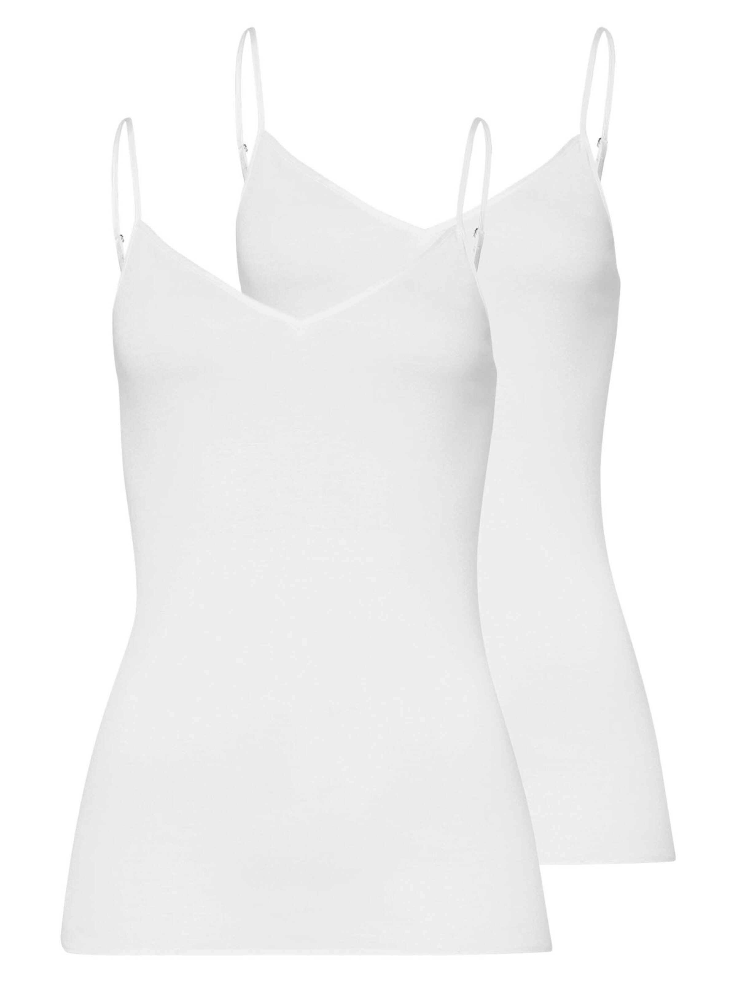 Hanro Unterhemd 'Cotton Seamless'‌‌ in Weiß: Vorderseite