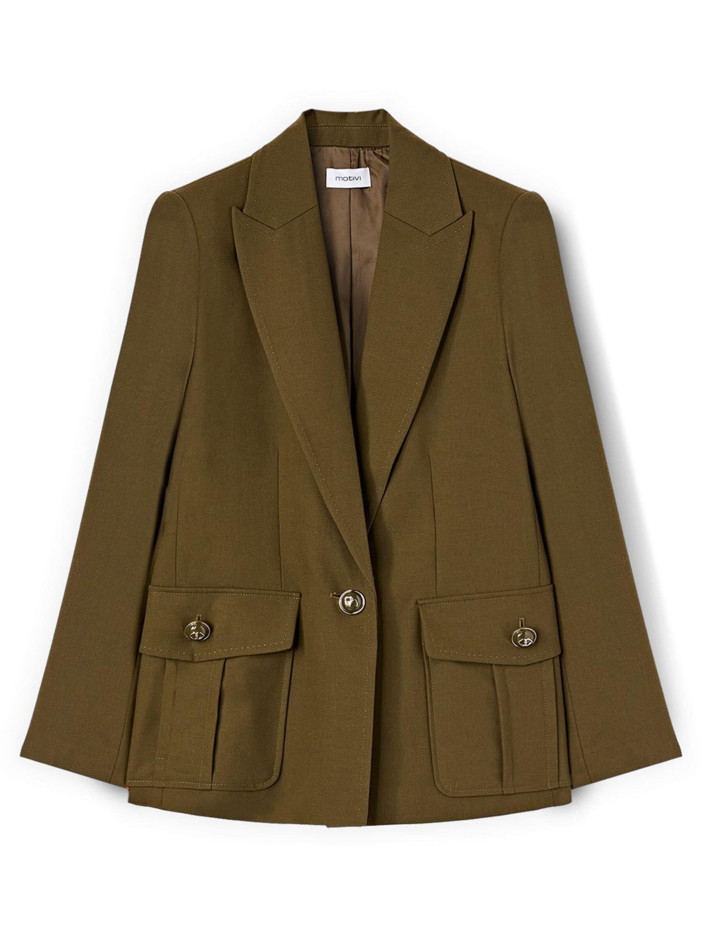 MOTIVI - Blazer en verde: frente
