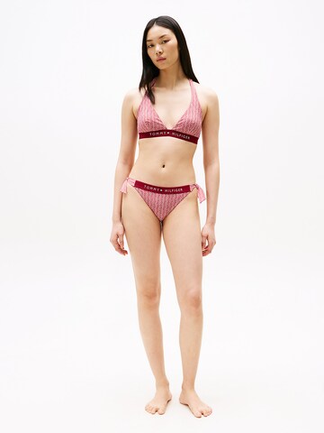 TOMMY HILFIGER Triangel Bikinitop in Rot