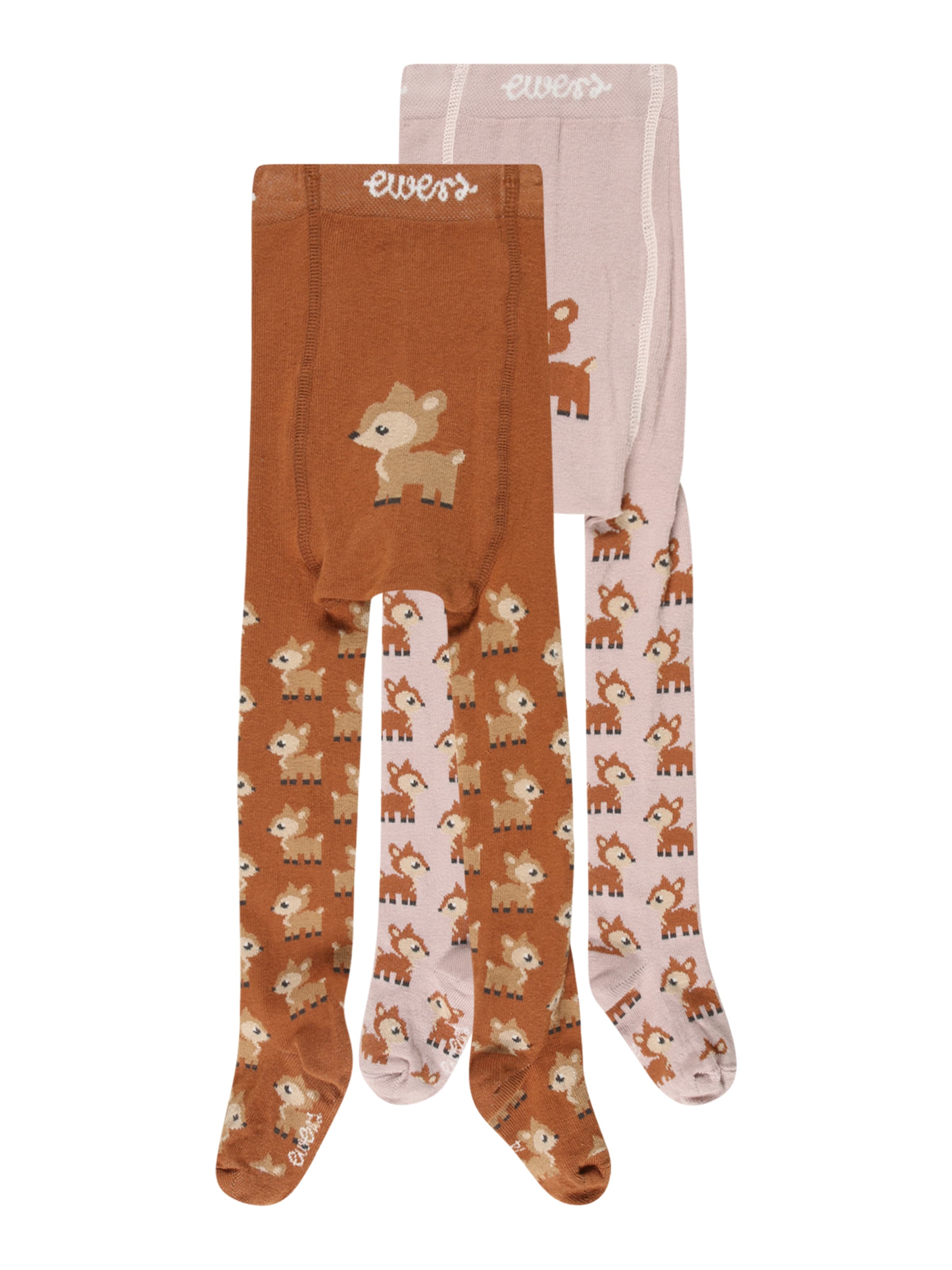 EWERS Pančuchy 'Rehkitz' - Hnedá: predná strana