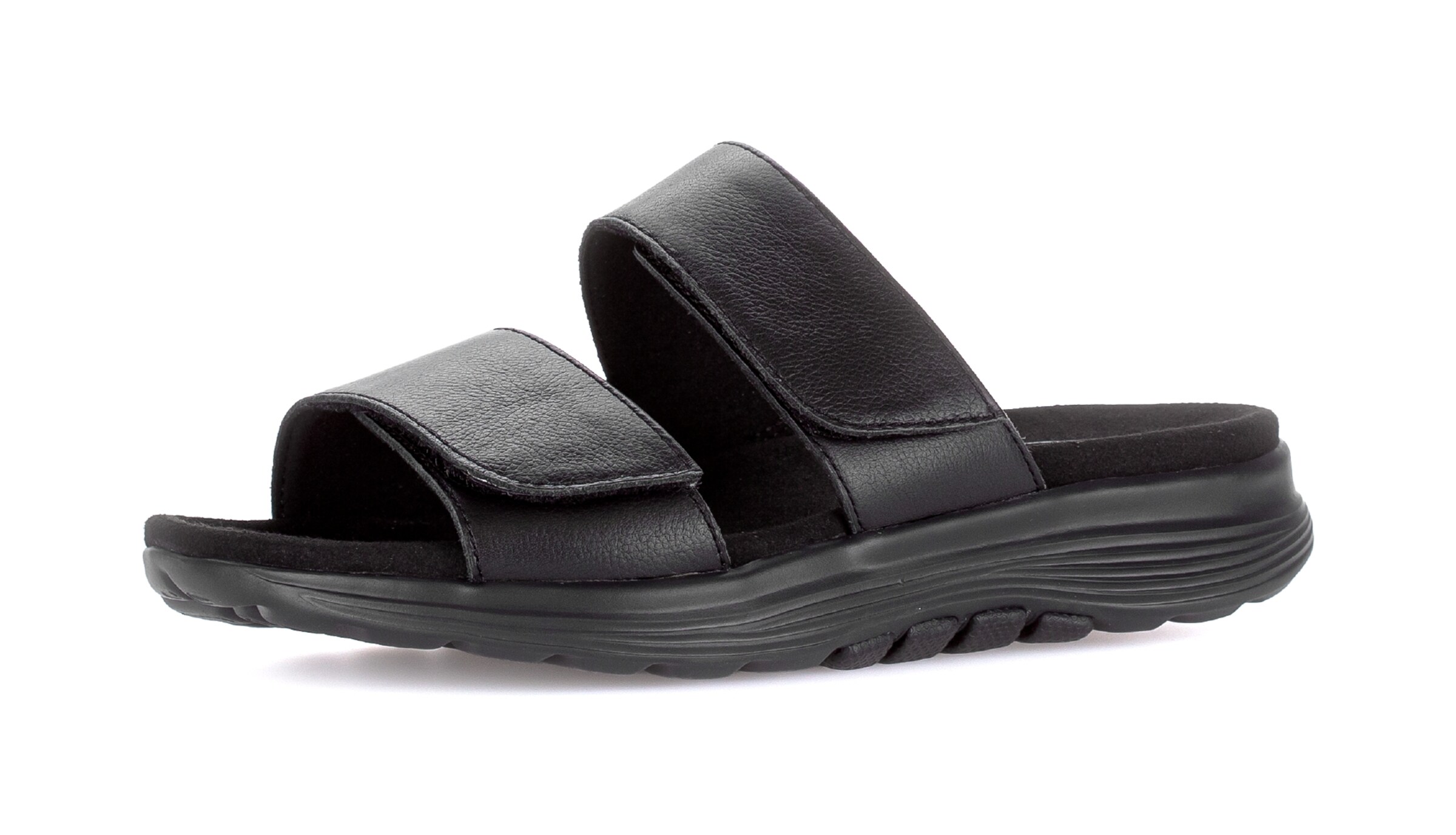 GABOR Mules in Black: front