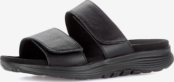 GABOR Mules in Black: front