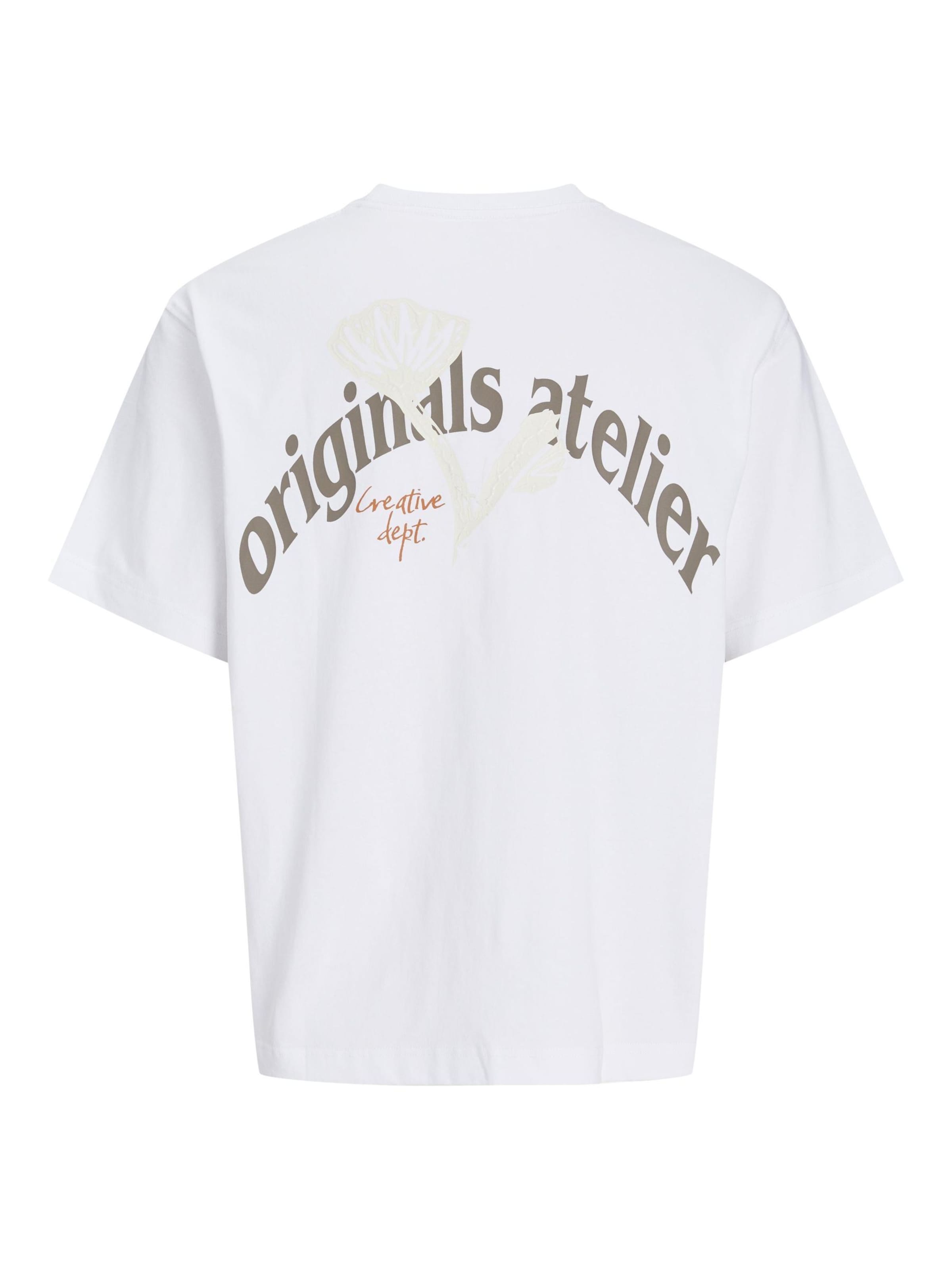 Maglietta 'Paros' di Jack & Jones Junior in bianco