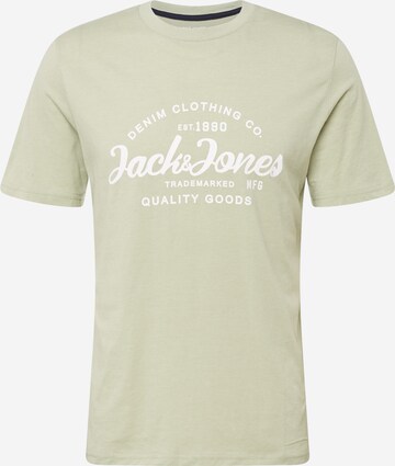 JACK & JONES Shirt 'FOREST' in Groen: voorkant