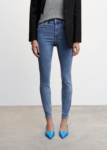 MANGO Slim fit Jeans 'Anne' in Blue: front