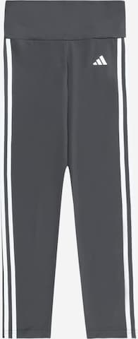 ADIDAS SPORTSWEAR Skinny Workout Pants in Grey: front