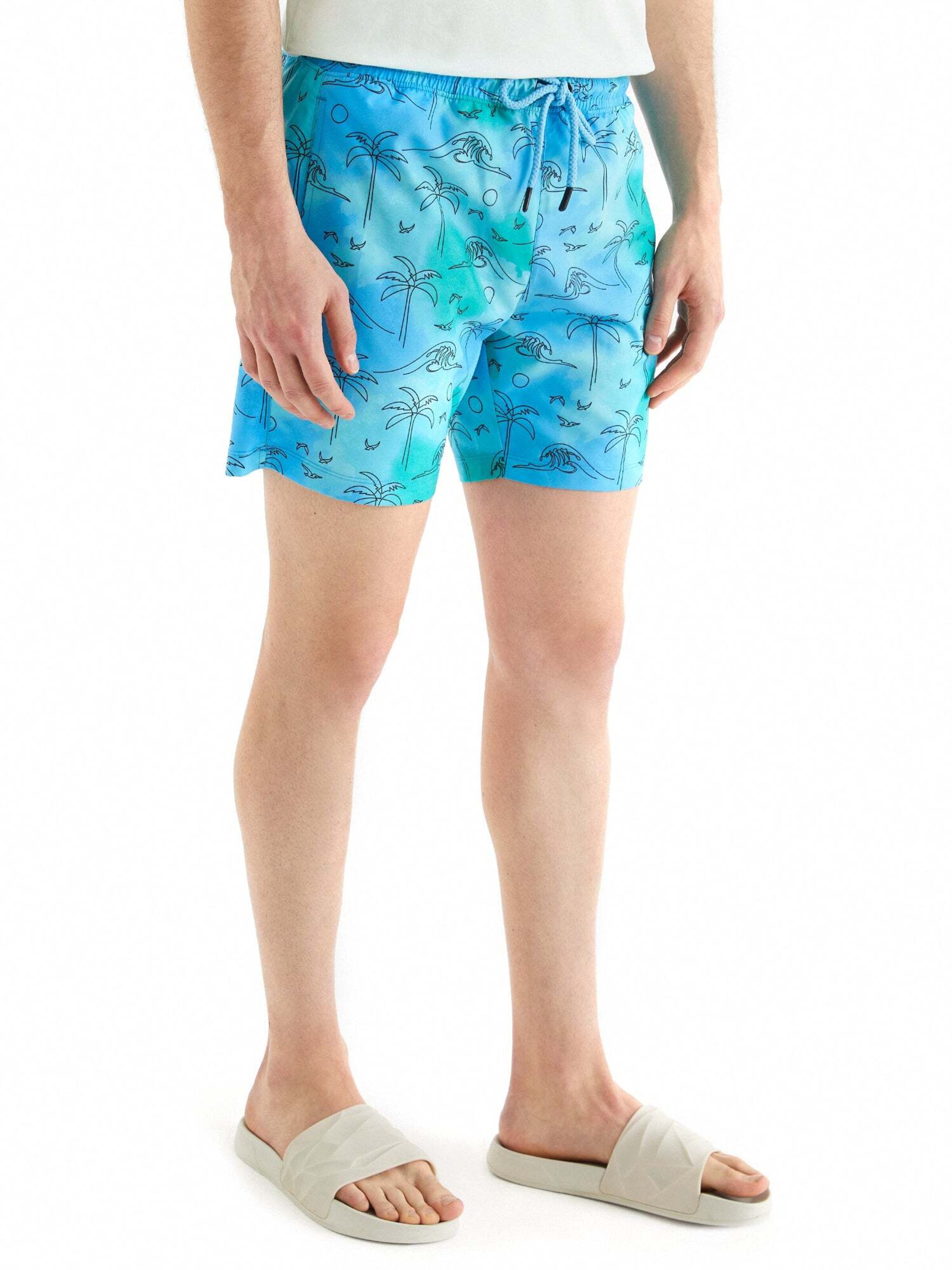 Pantaloncini da bagno 'TROPIC' di WESTMARK LONDON in blu