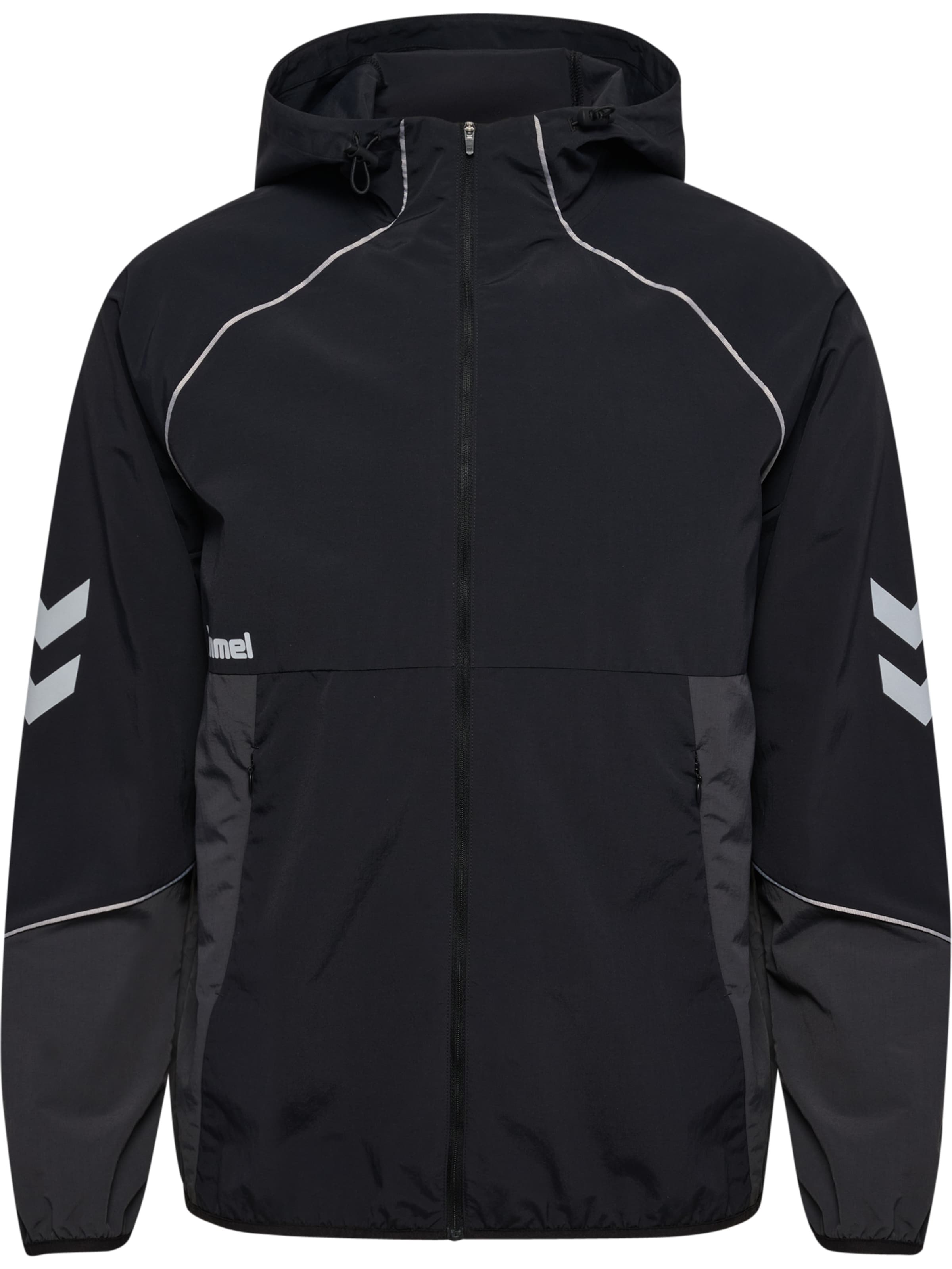 Hummel Sportsweatvest in Zwart: voorkant