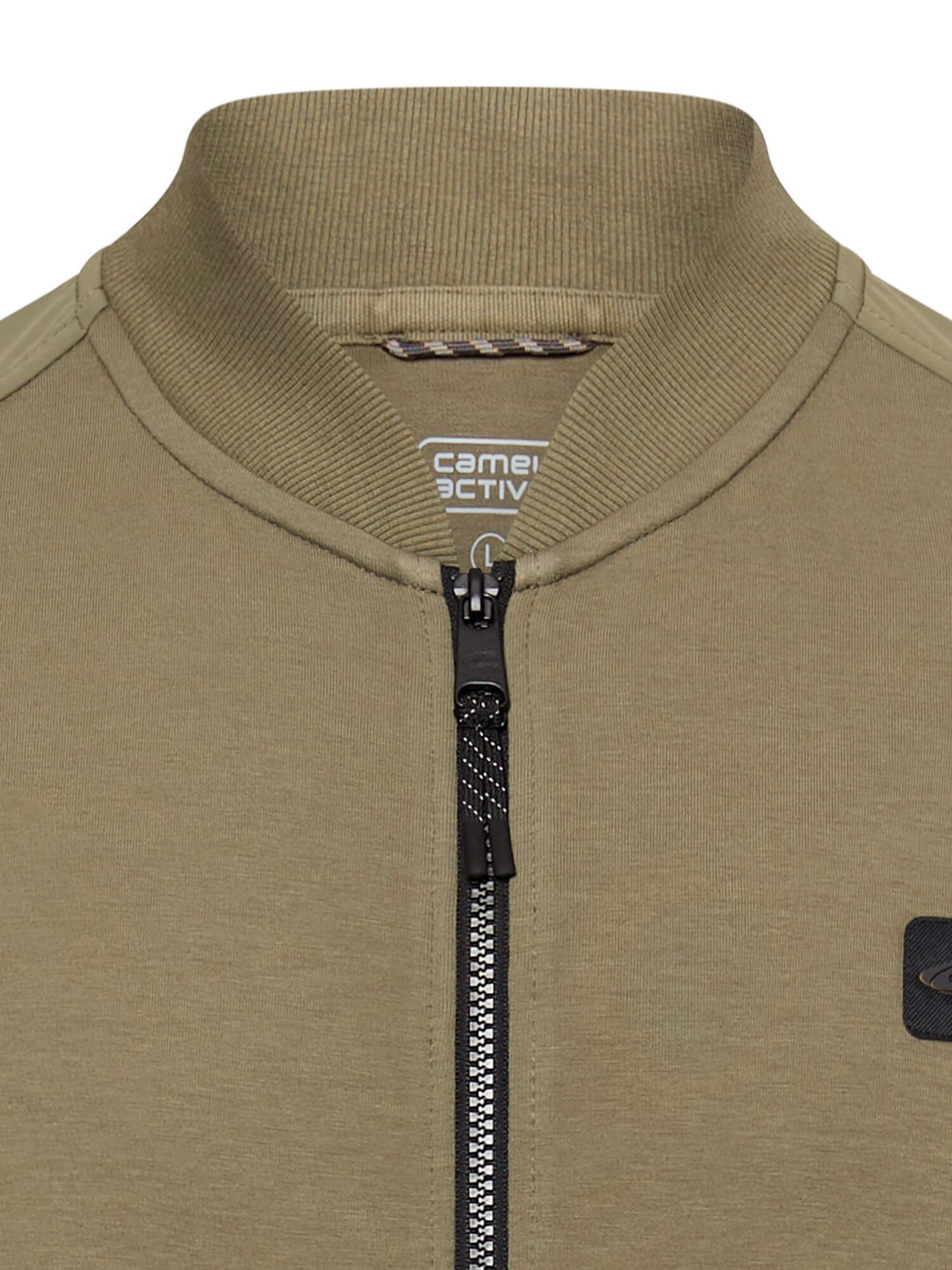 CAMEL ACTIVE Zip-Up Hoodie 'fleXXXactive' in Green