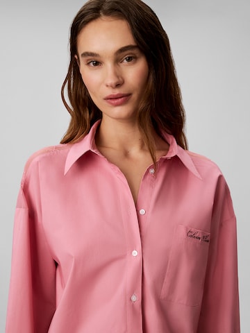 Calvin Klein Schlafshirt in Pink