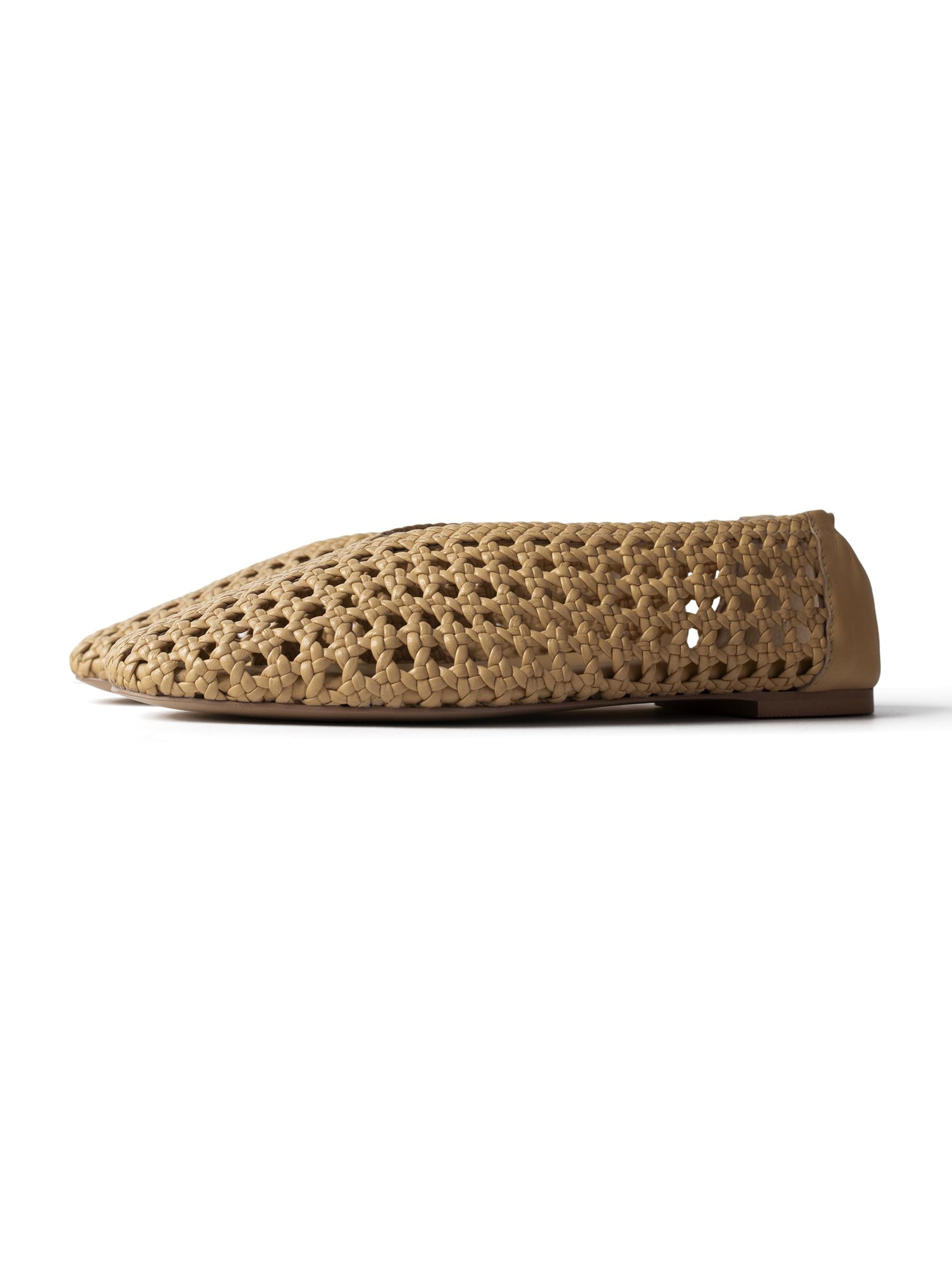 L37 HANDMADE SHOES Huisschoenen 'REMEMBER THIS MORNING' in Beige