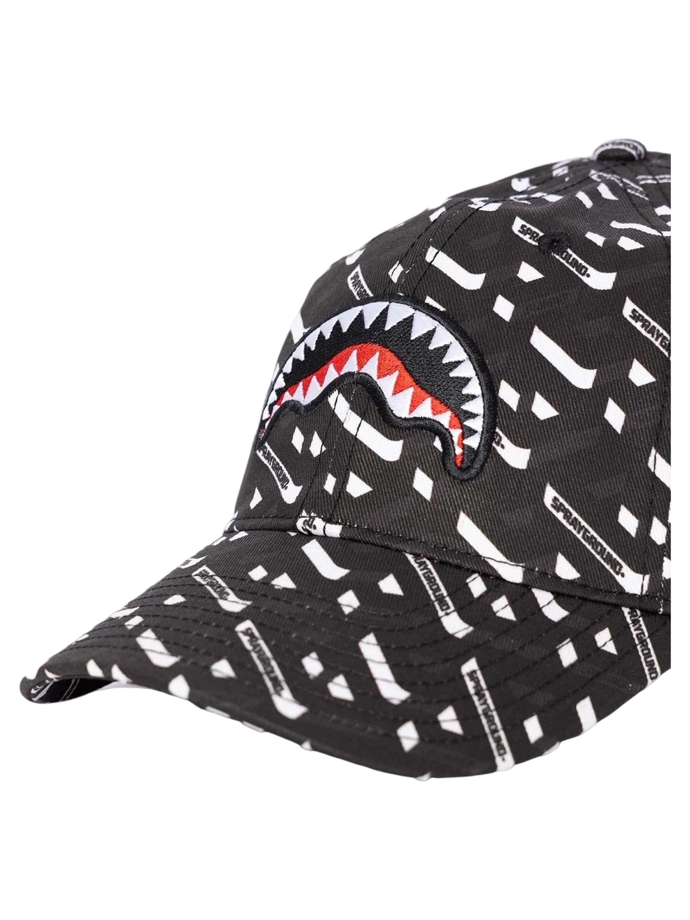 Sprayground Cap 'Gorra sprayground negra 3dgs sip cap 6'‌‌‌‌‌‌‌‌‌ in Schwarz