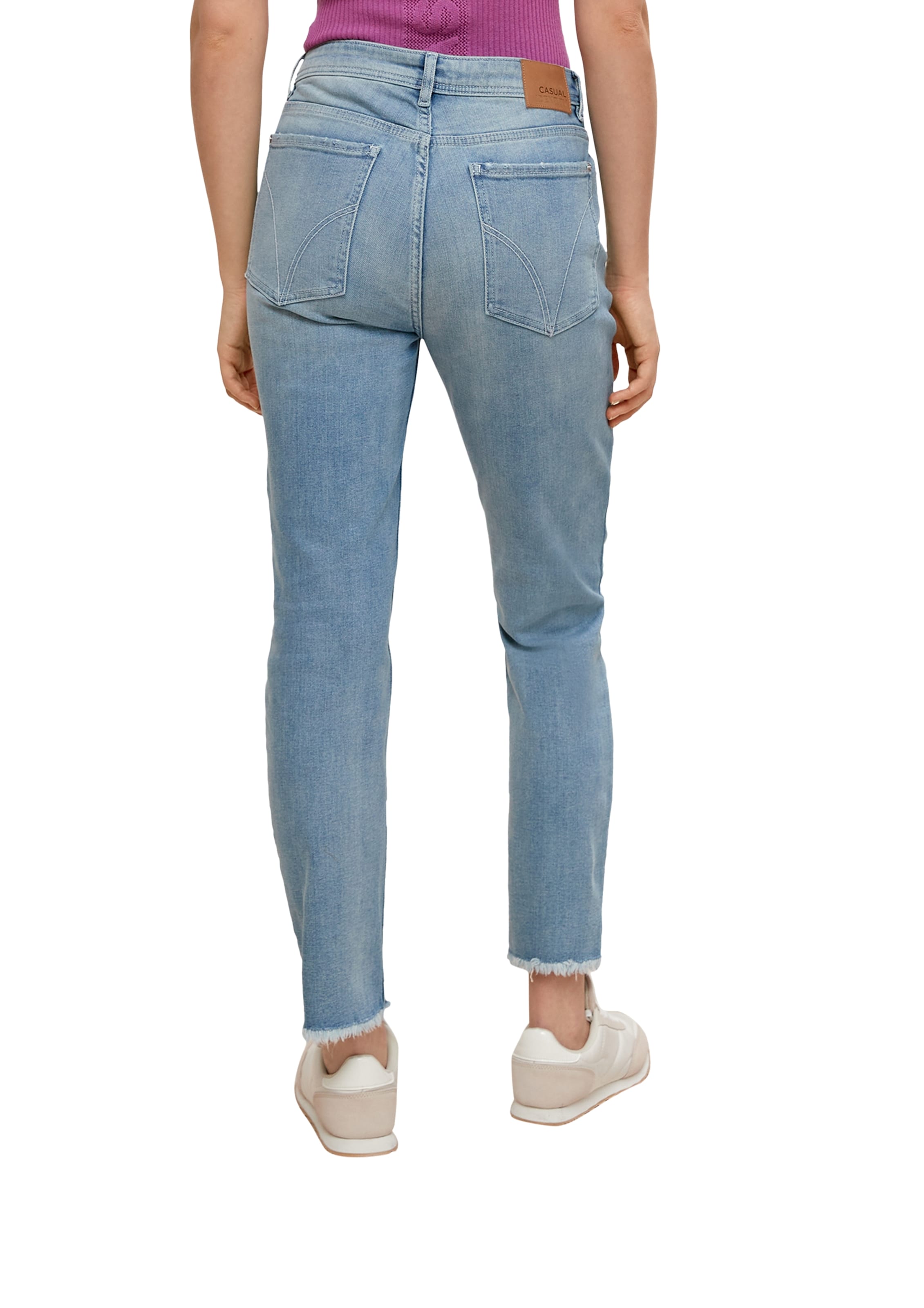 Coupe slim Jean comma casual identity en bleu