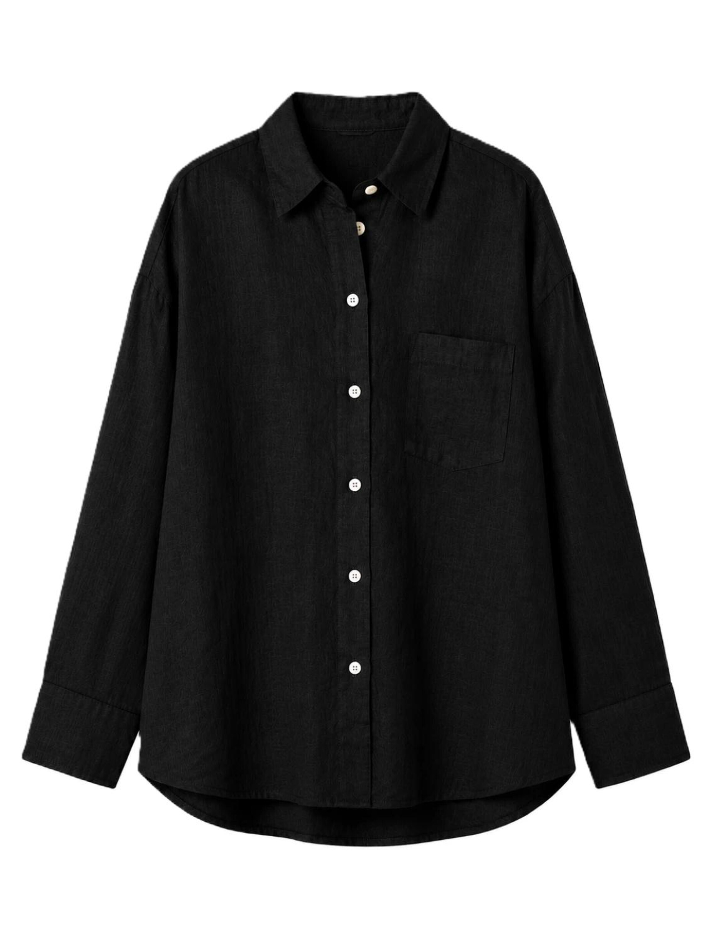 BREEZERA Blouse in Black: front