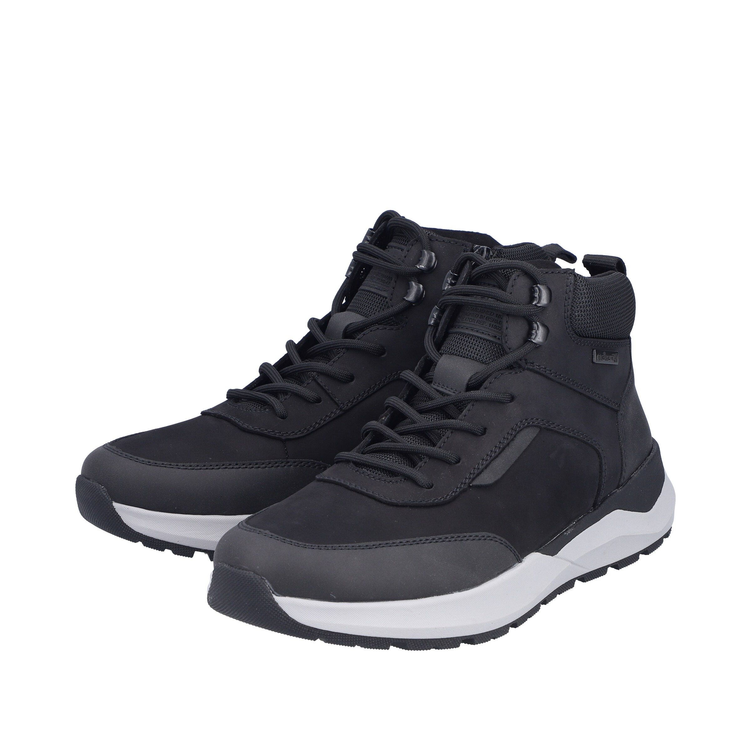 Bottes à lacets Rieker en noir