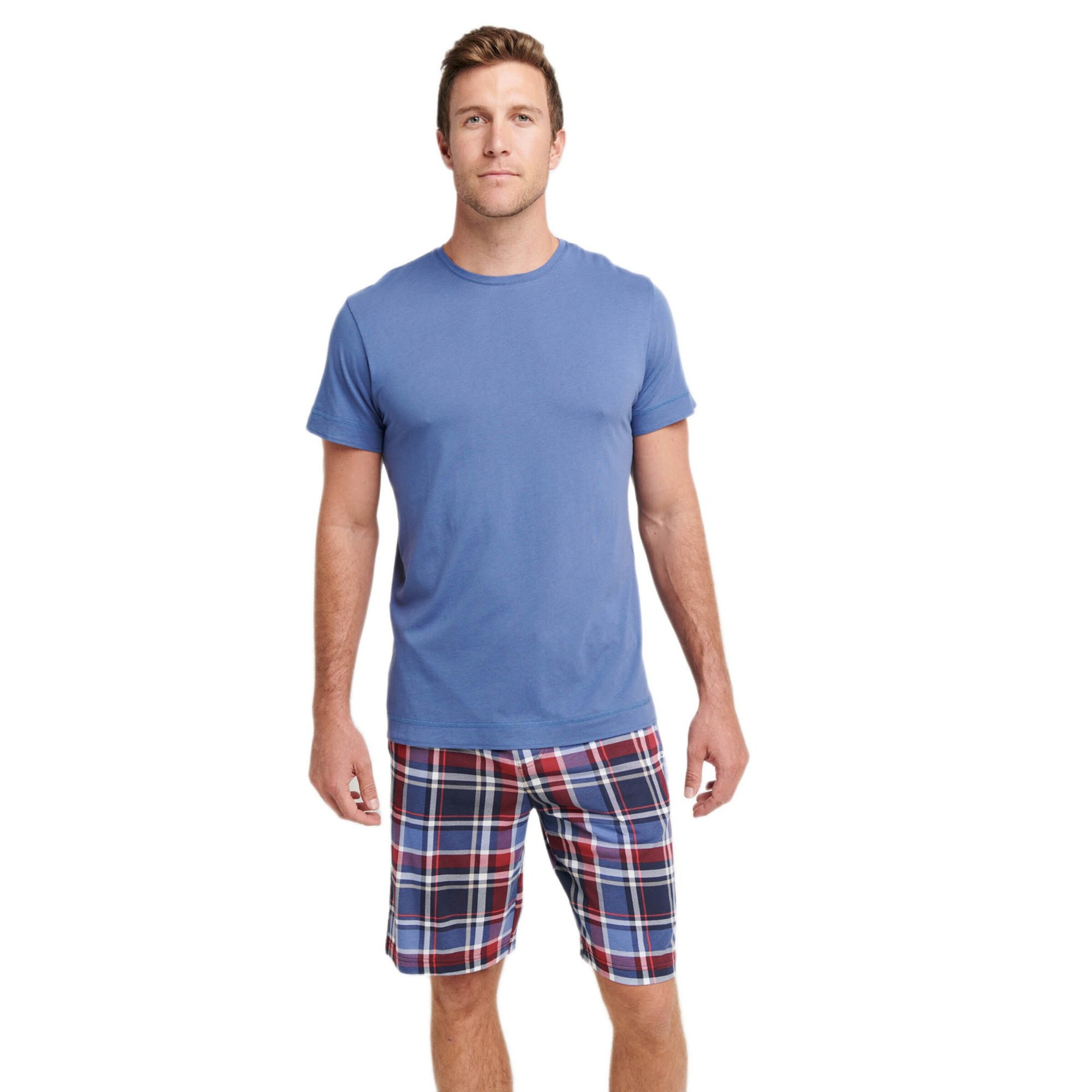 JOCKEY Pajama short in Blue: front