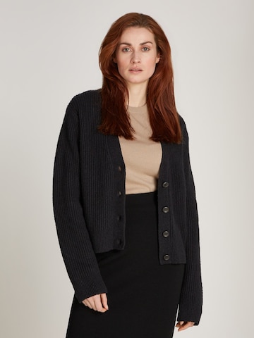 Calvin Klein Strickjacke in Schwarz: Vorderseite