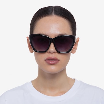 LE SPECS Okulary przeciwsłoneczne 'VAMOS' w kolorze czarny