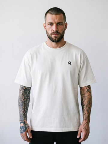 DROP.GOODS Shirt 'Organic'‌‌‌‌‌‌‌‌ in Weiß: Vorderseite