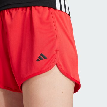ADIDAS PERFORMANCE Regular Sporthose 'Pacer Essentials' in Rot