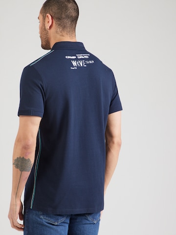 Tricou de la CAMP DAVID pe albastru