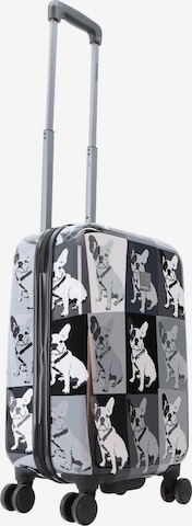 Saxoline Blue Suitcase in Black