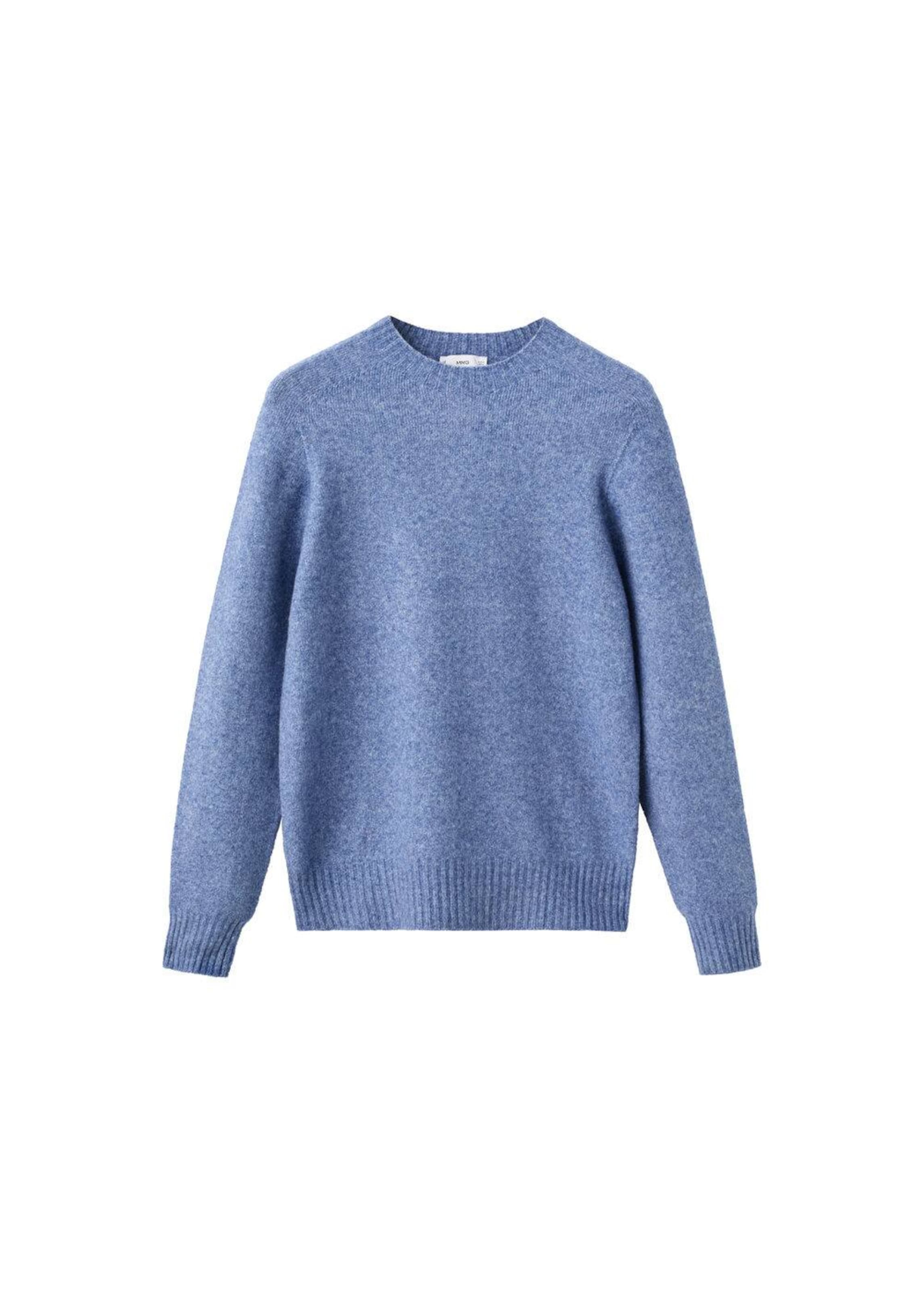 MANGO MAN Pullover 'Lotus' in Blau: Vorderseite