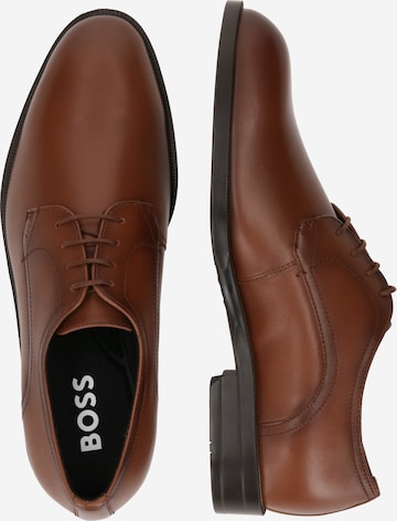 BOSS Black Lace-Up Shoes 'Tayil' in Brown