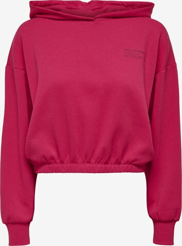 ONLY Sweatshirt 'Cooper' in Roze: voorkant