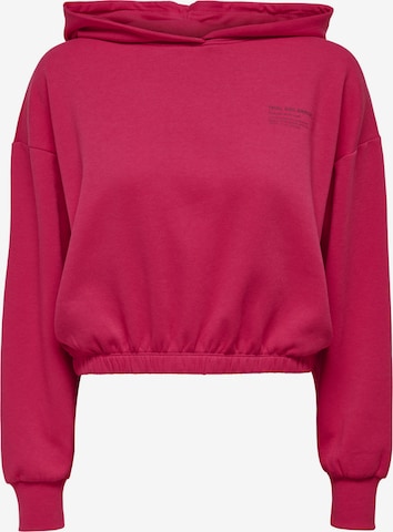 Sweat-shirt 'Cooper' ONLY en rose : devant