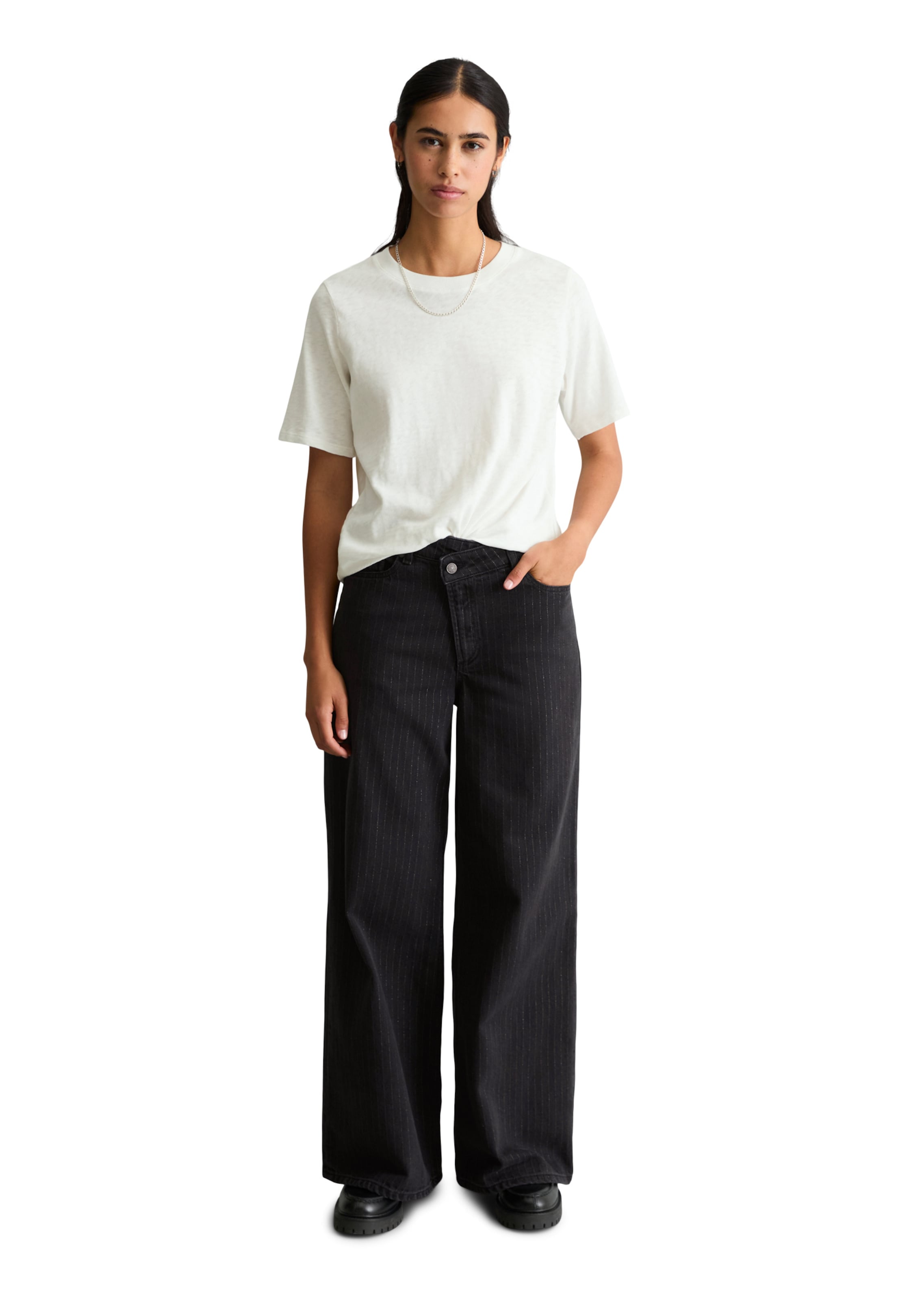 Marc O'Polo DENIM Loose fit Jeans in Black: front