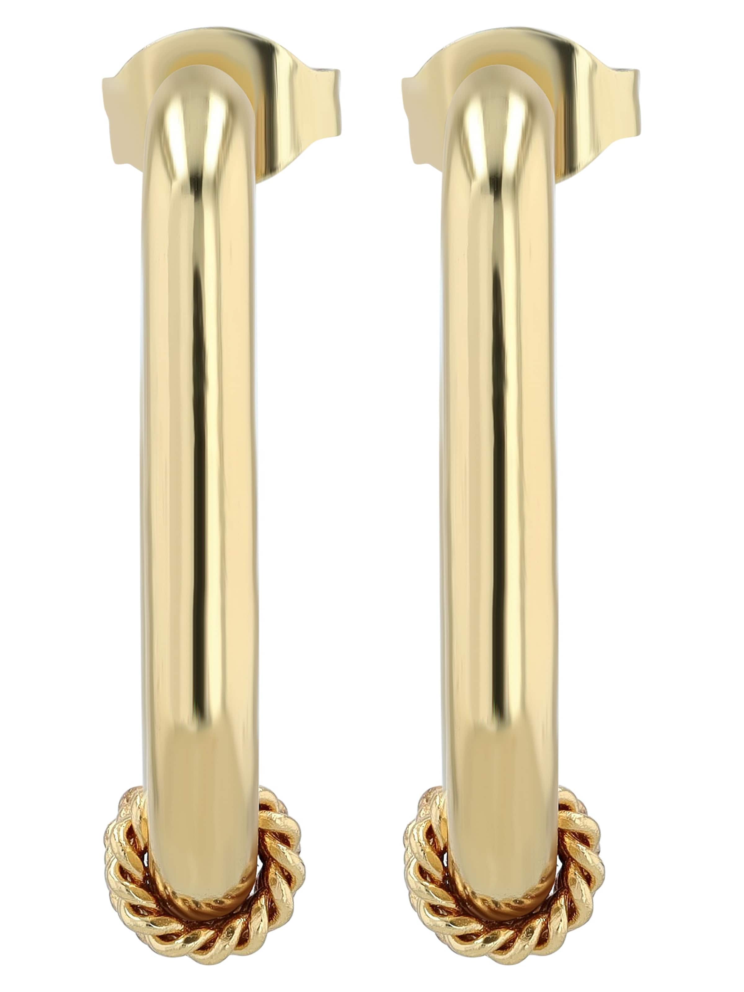 Akzent Earrings 'wasserfest' in Gold