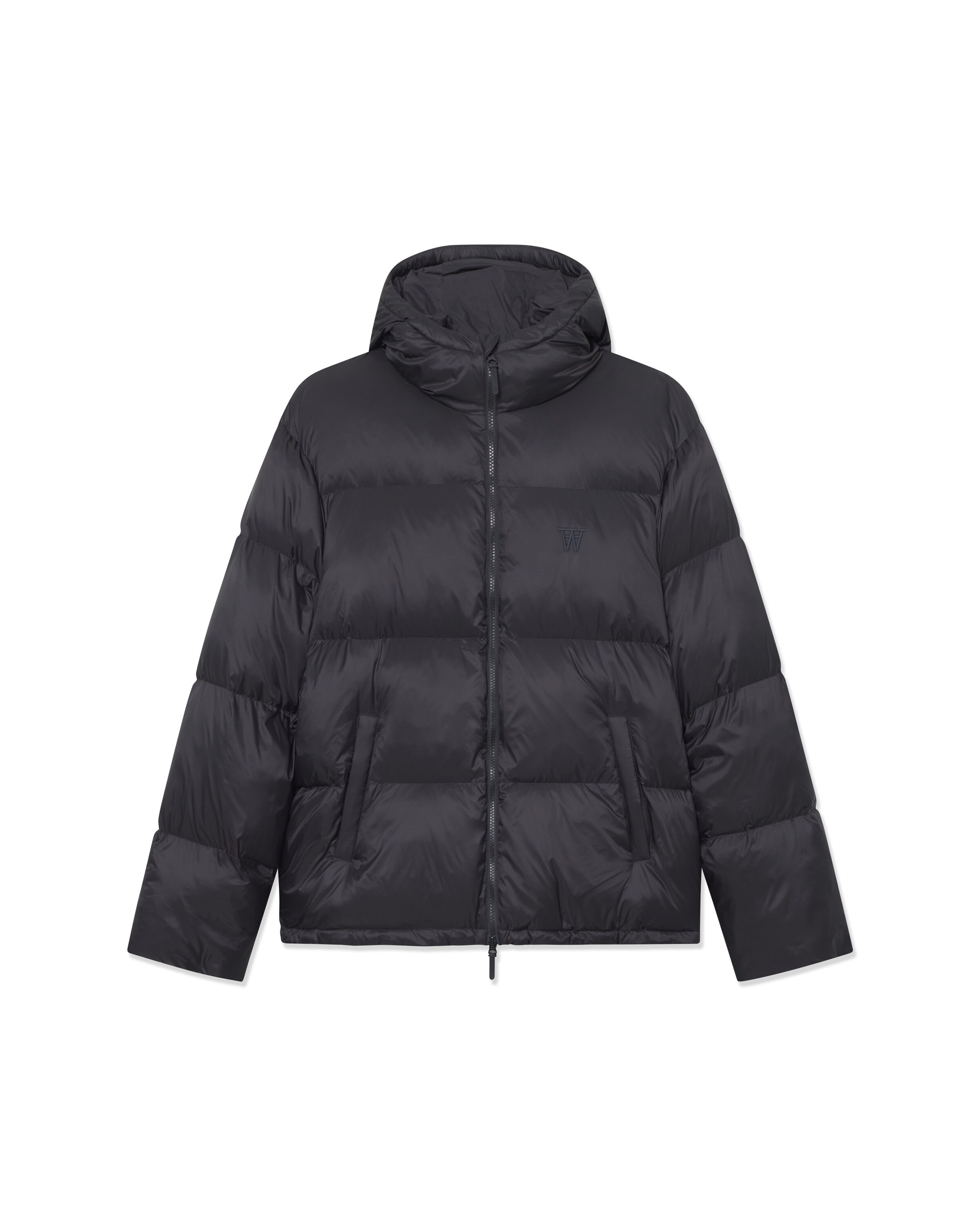 DOUBLE A Winter Jacket 'WWClaus' in Black: front