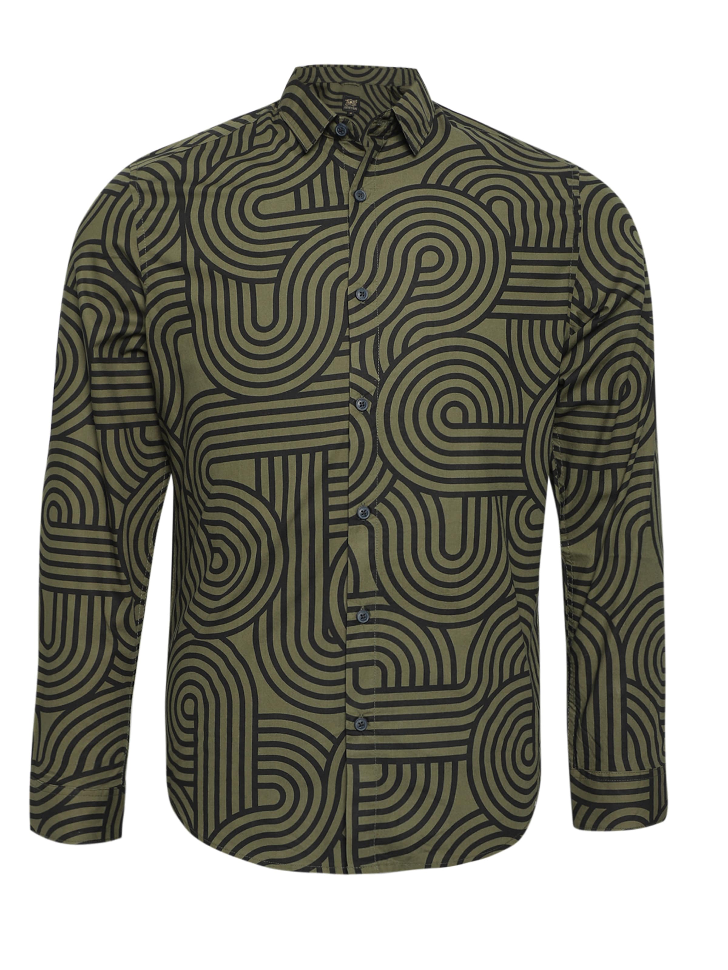 Campus Sutra Särk 'Kayden', värv roheline: eest vaates