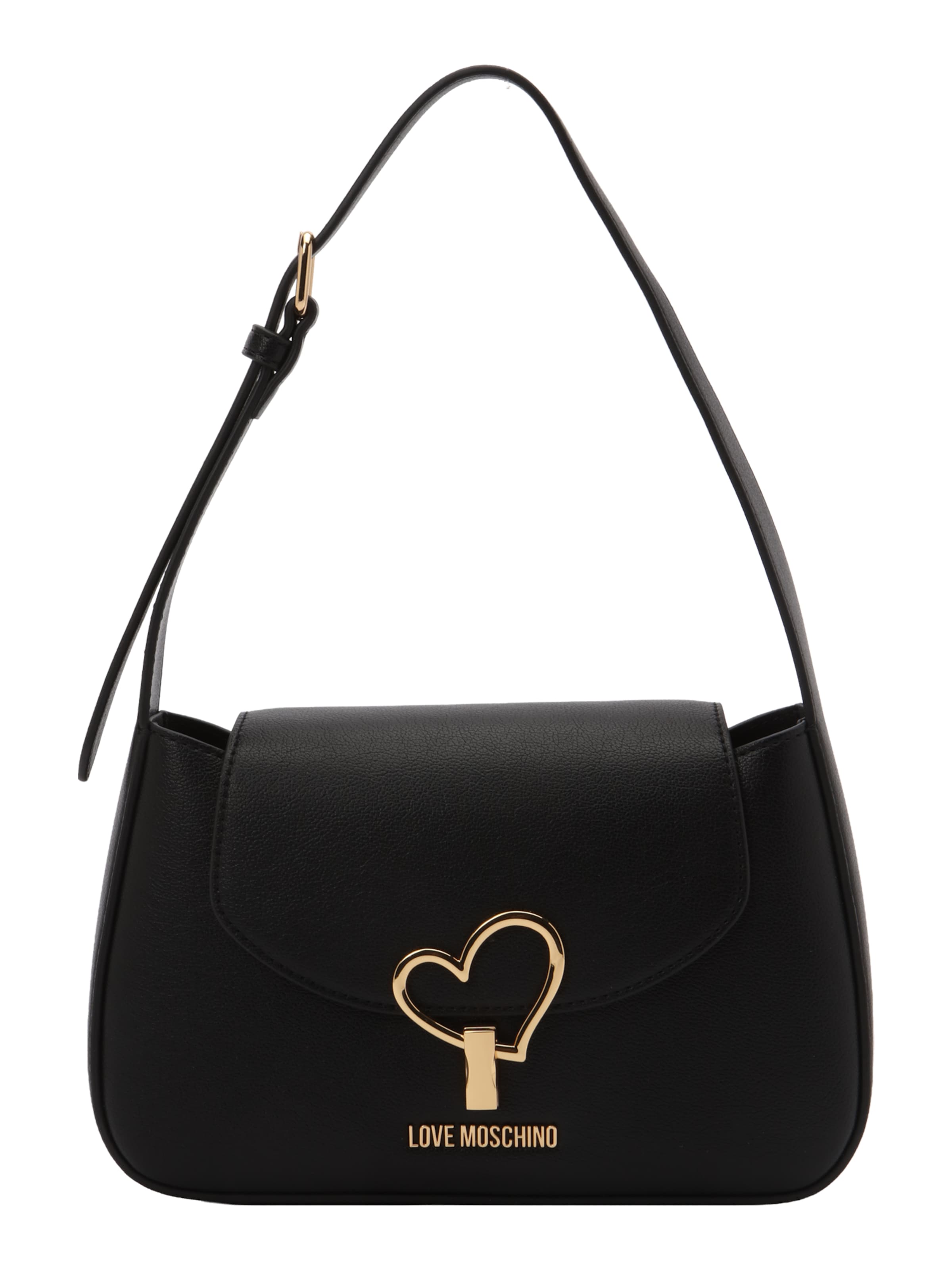 Love Moschino - Mala de ombro em preto: frente