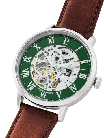 Pierre Lannier Zegarek analogowy 'Automatic watch Automatic' w kolorze zielony
