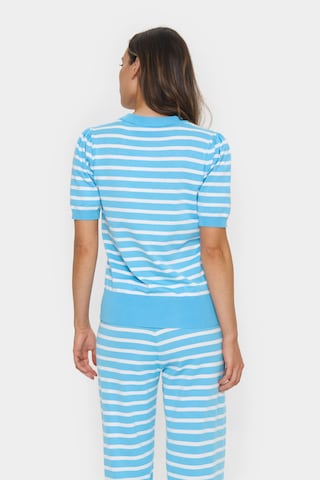 SAINT TROPEZ Pullover in Blau