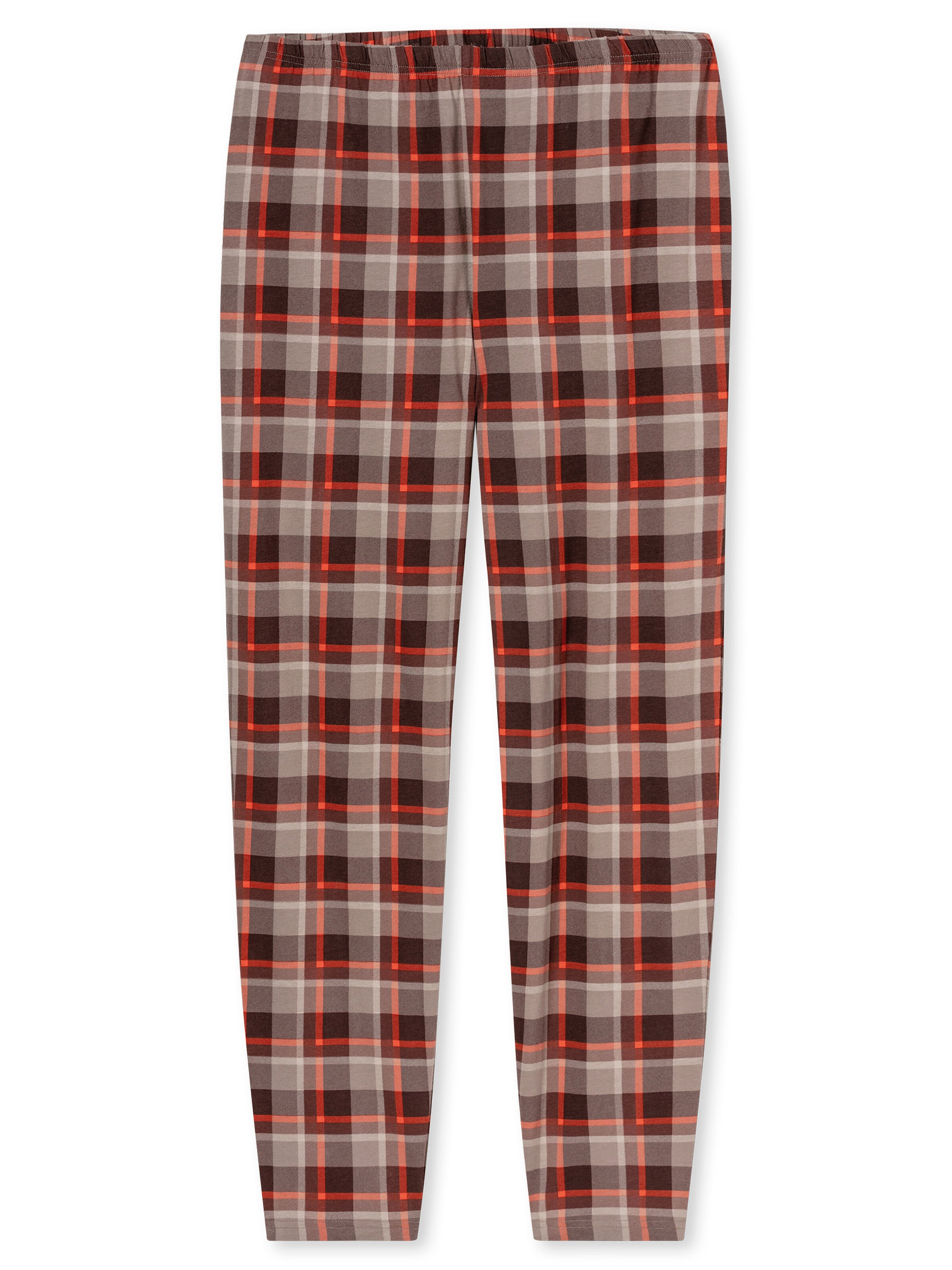 SCHIESSER Pajamas long ' Casual Essentials ' in Brown