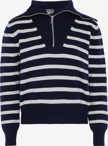 DreiMaster Maritim Sweater in Blue: front