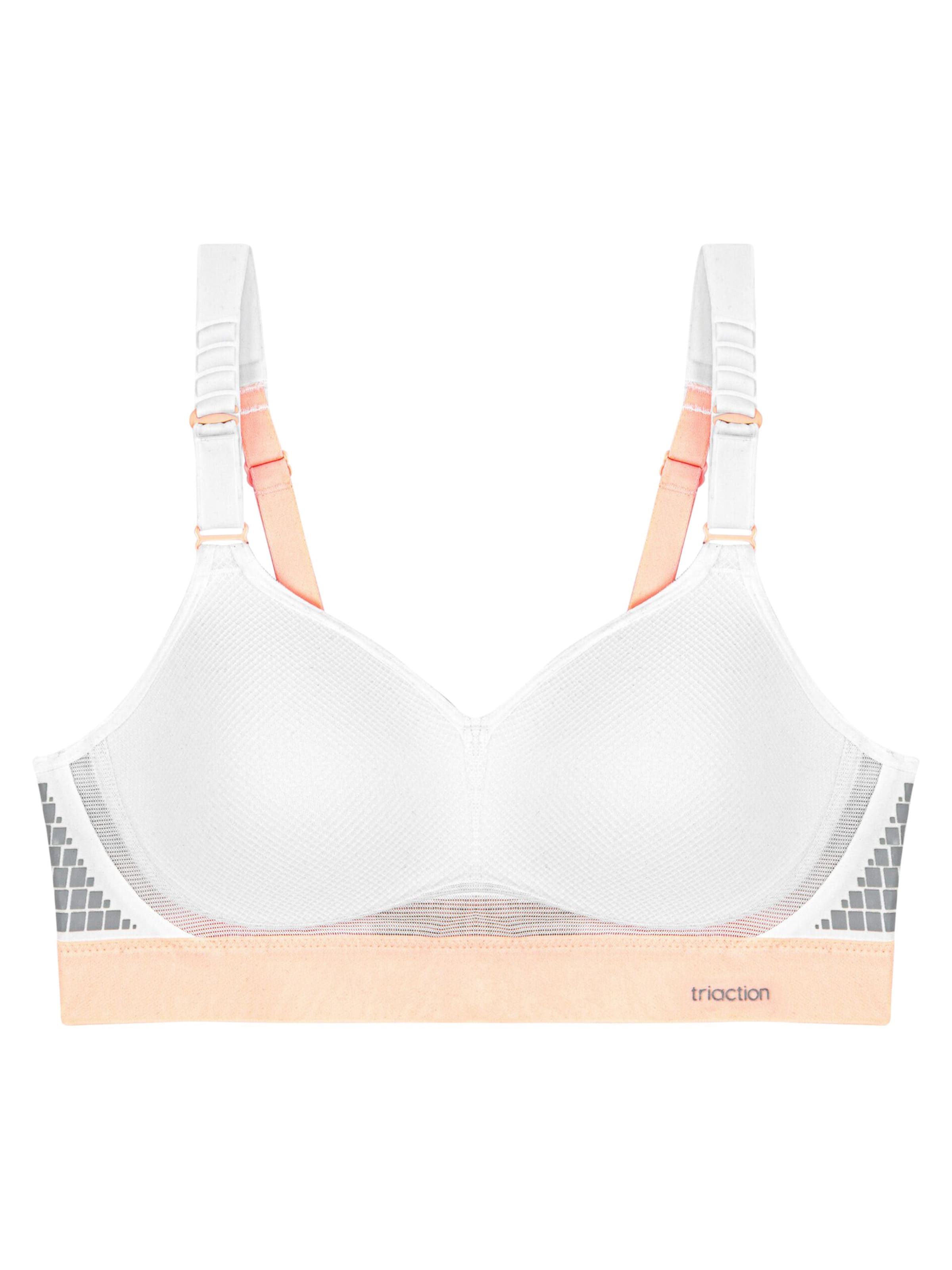 Triumph Triaction Bra 'Hybrid Lite' in White: front