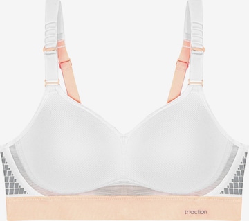 Triumph Triaction Bra 'Hybrid Lite' in White: front