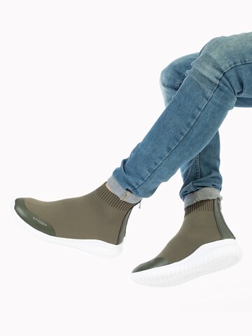 Sneaker alta 'Leon' di Spyder in grigio: frontale