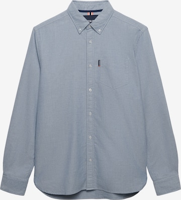 Superdry & Co Overhemd in Blauw: voorkant