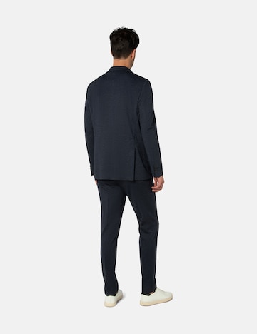 BENVENUTO Slimfit MATTEO MESSINA J 2929 Anzug, das Model ist 188cm,trägt Größe 50 in Blau
