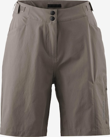 GONSO Regular Workout Pants 'Adventure' in Grey: front