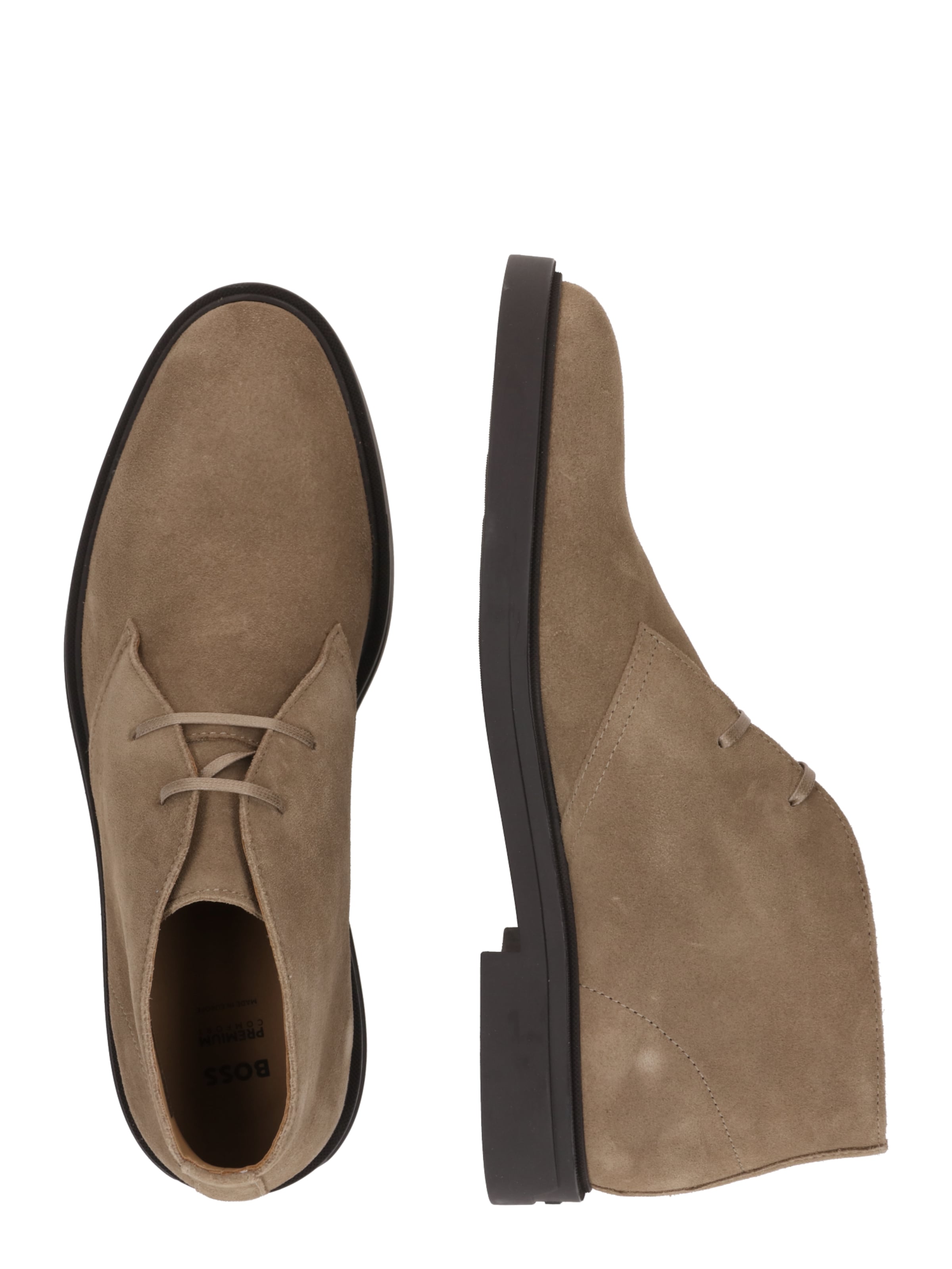 BOSS Ботинки чукка 'Calev' в Бежевый