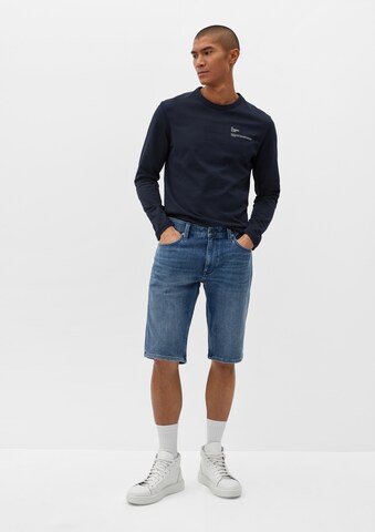 s.Oliver Regular Shorts in Blau