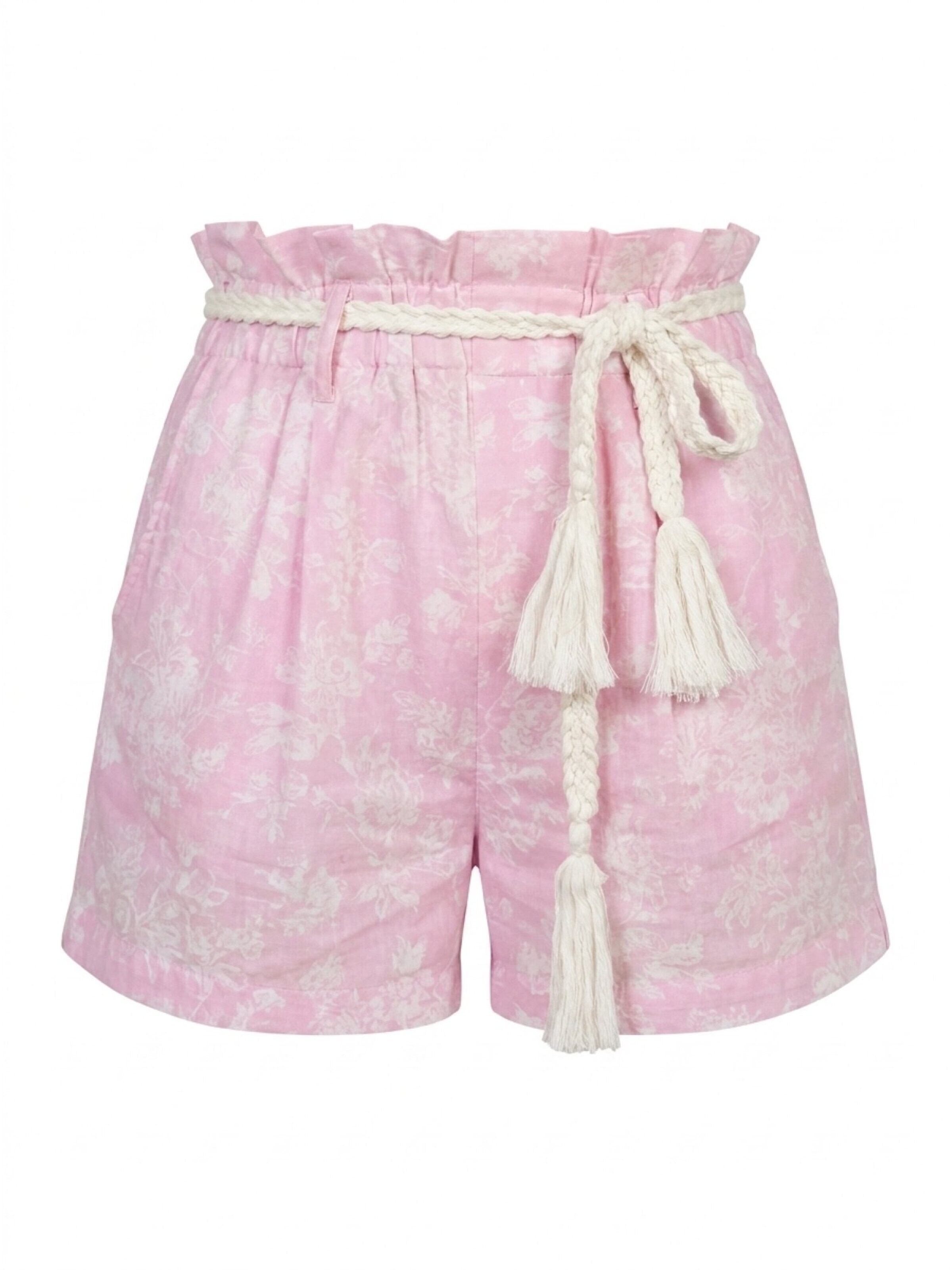 Miss June Regular Trousers 'Short Ilaria' in Pink