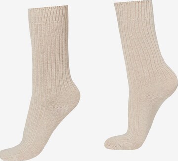 CALZEDONIA Socks in Beige: front