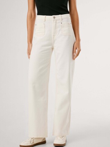 Regular Jean 'UHW LEXA' Pepe Jeans en beige : devant